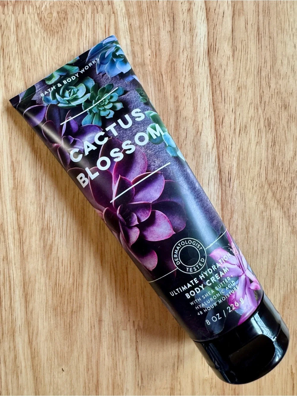 Bath & Body Works Cactus Blossom Body Cream - Purple & Green